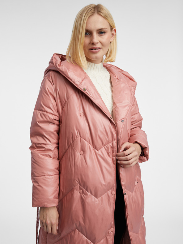 Orsay ORSAY régi rózsaszín női pehelykabát