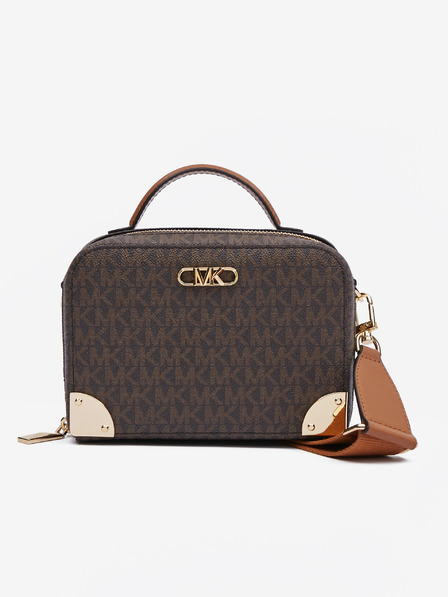 Michael Kors Sötétbarna női mintás Michael Kors Trunk Xbody Xbody kézitáska