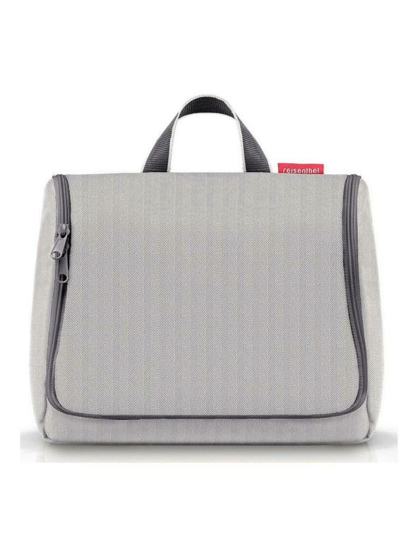 Reisenthel Reisenthel Toiletbag XL Herringbone Grey Reisenthel Toiletbag XL Herringbone Grey