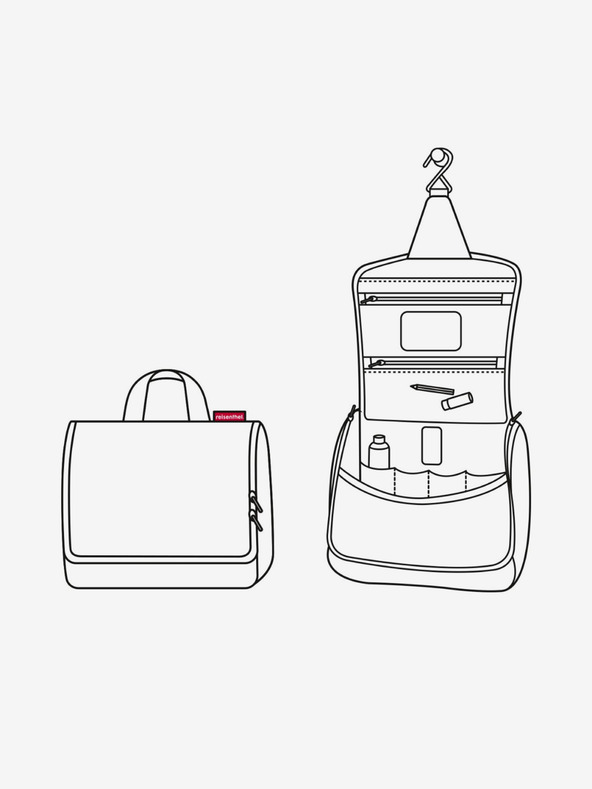 Reisenthel Szürke Reisenthel női toalett táska Twist Silver