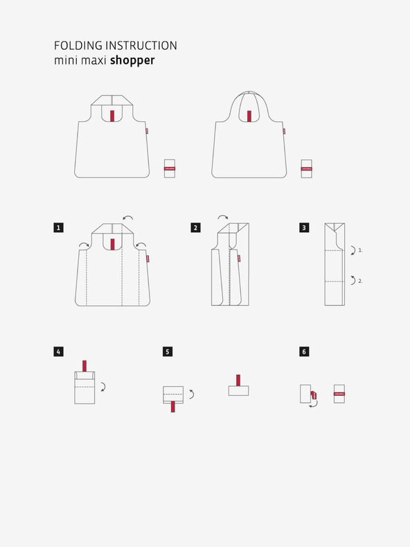 Reisenthel Fekete női bevásárlótáska fehér pöttyökkel Reisenthel Mini Maxi Shopper Dots White