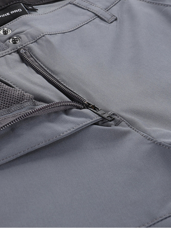 ALPINE PRO Női softshell rövidnadrág ALPINE PRO BAKA füstölt gyöngyház