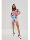 Moodo Világoskék női farmer rövidnadrág Moodo