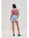 Moodo Világoskék női farmer rövidnadrág Moodo
