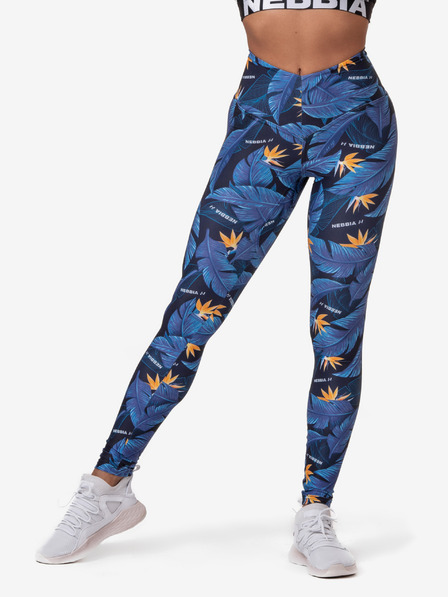 Nebbia Magas derekú Ocean Power Leggings 561 XS,óceánkék