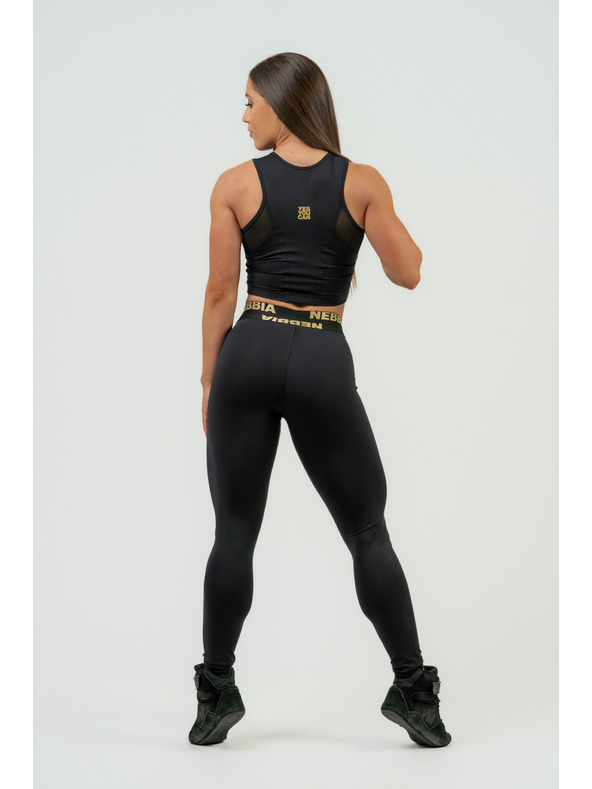 Nebbia NEBBIA Női magas derekú leggings INTENSE Perform 840 Gold Nebbia Női magas derekú legging 840 Gold Nebbia