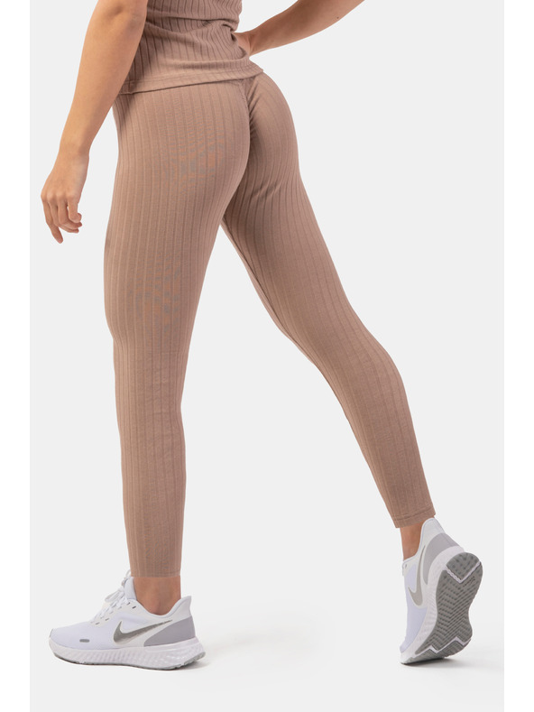 Nebbia Bordázott, magas derekú, bio pamut leggings 405 Nebbia