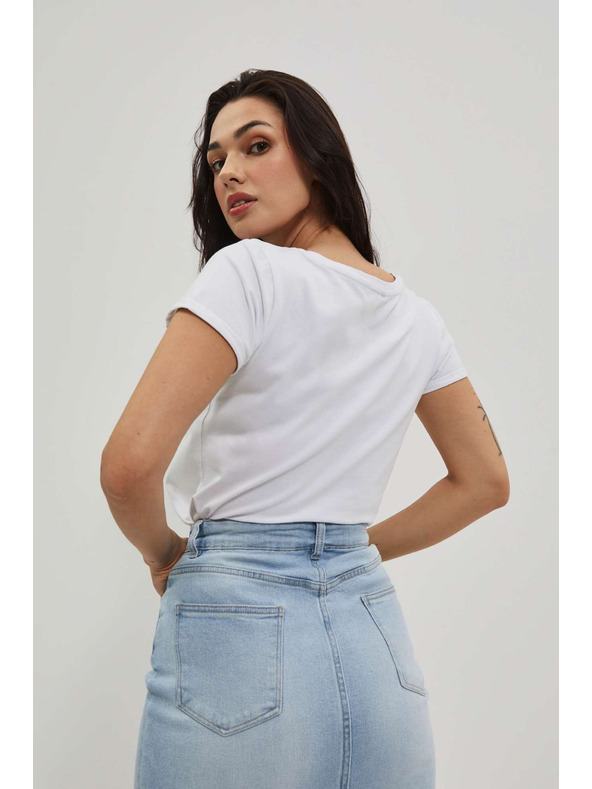 Moodo Női póló L-TS-4019 WHITE Moodo női póló