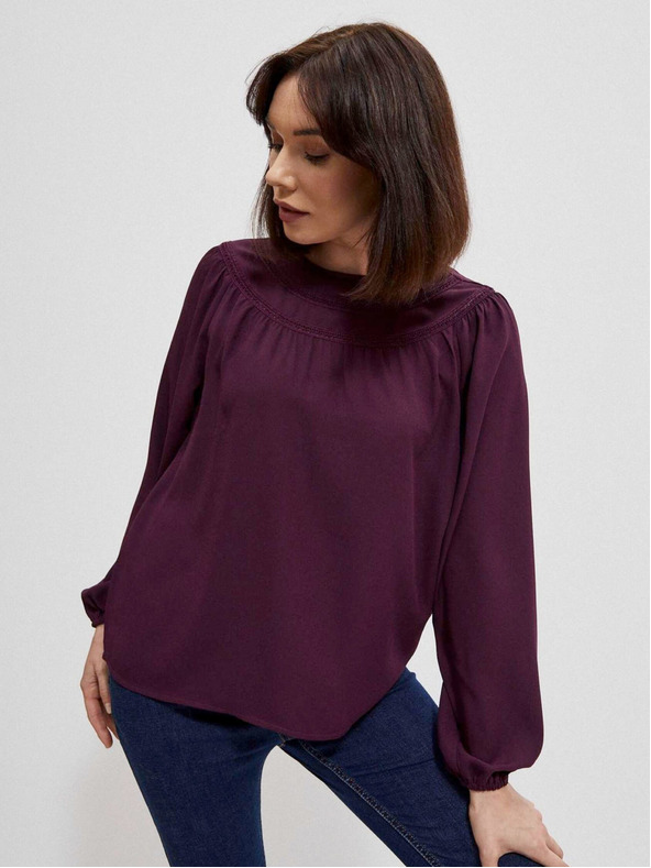 Moodo Burgundi női blúz Moodo