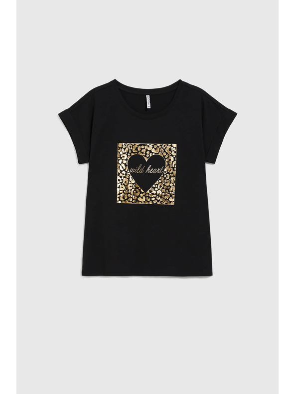 Moodo Fekete női póló Moodo