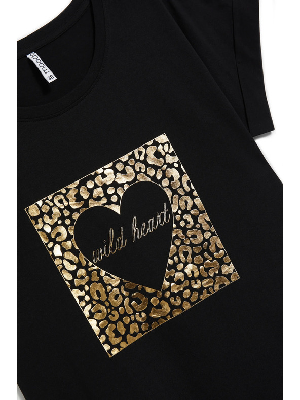 Moodo Fekete női póló Moodo