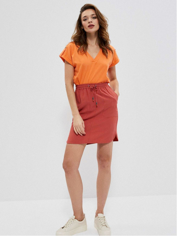 Moodo Narancssárga női blúz Moodo