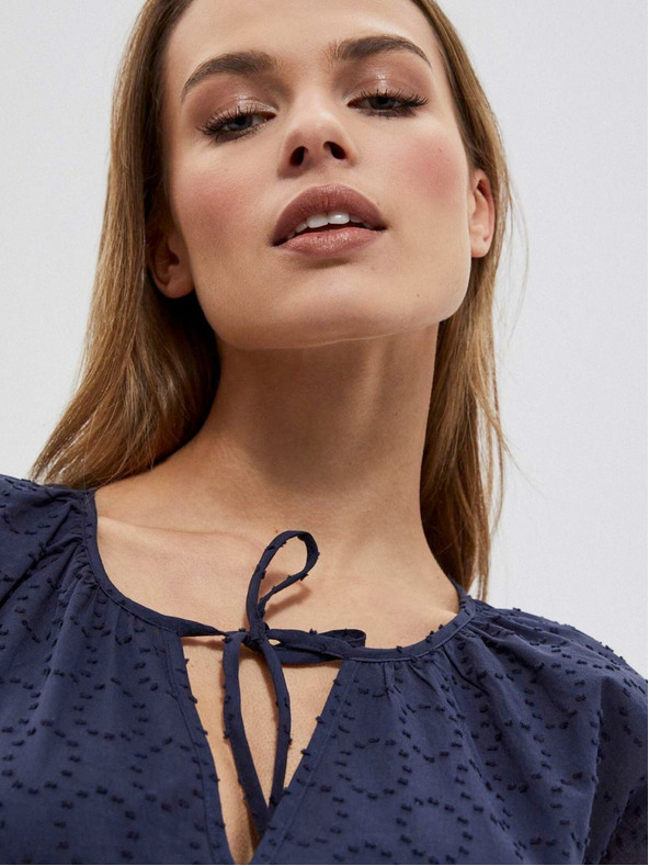 Moodo Sötétkék női blúz Moodo