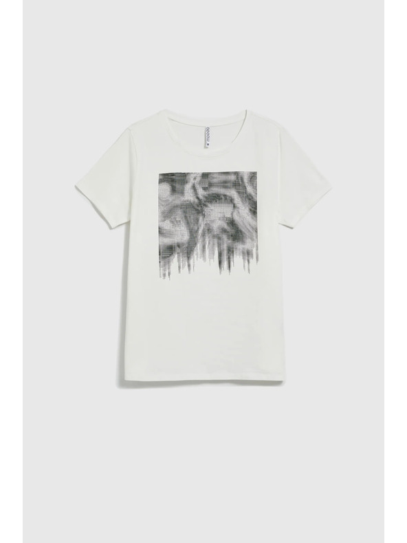 Moodo Women's White T-Shirt Moodo