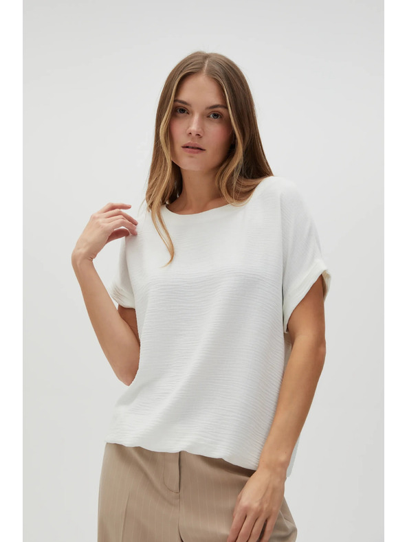 Moodo Women's White T-Shirt Moodo