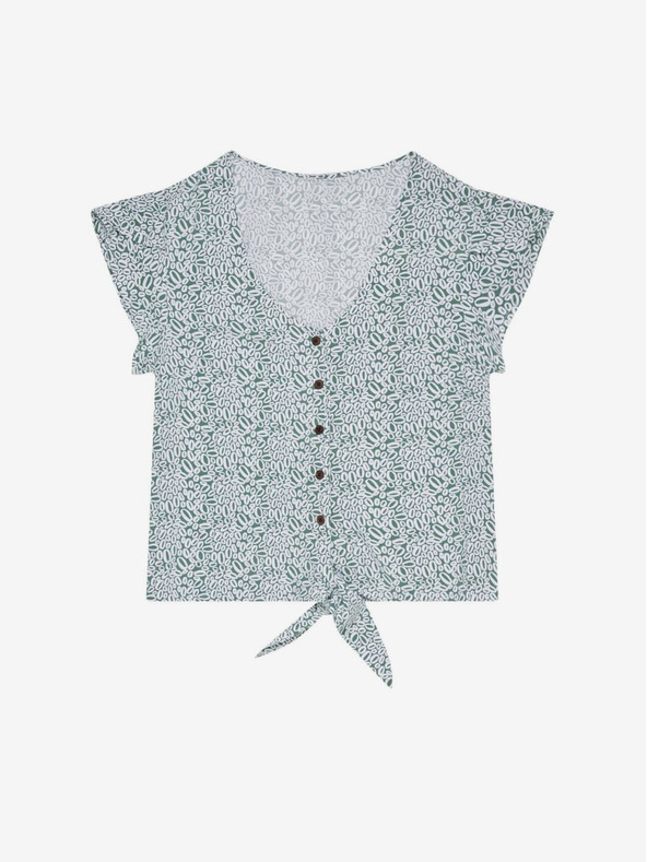 Moodo Fehér és zöld női mintás ing Moodo