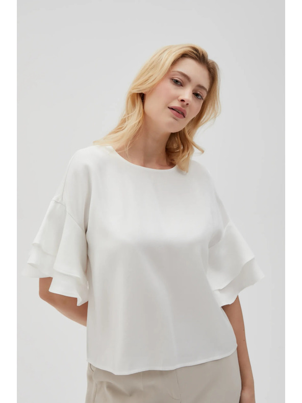 Moodo Women's White T-Shirt Moodo