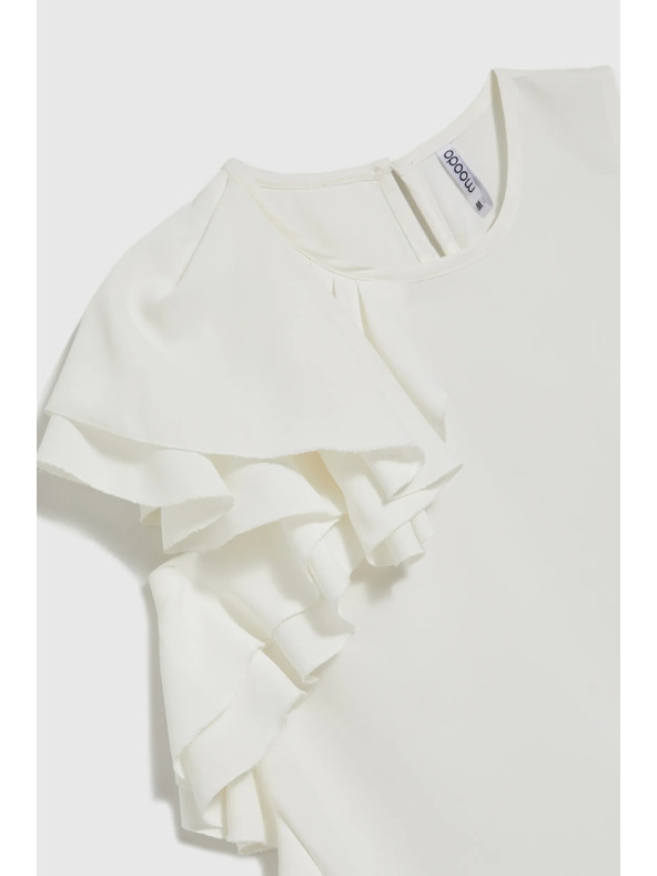 Moodo Women's White T-Shirt Moodo