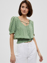 Moodo Zöld női pöttyös blúz Moodo