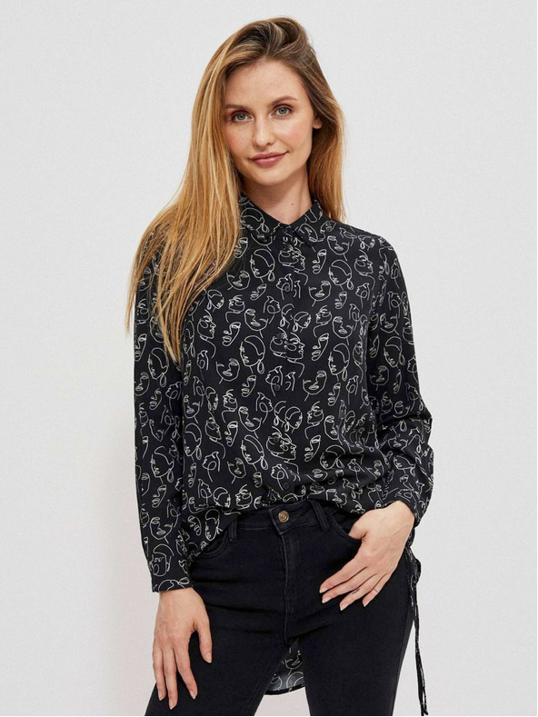 Moodo Fekete női Moodo mintás ing