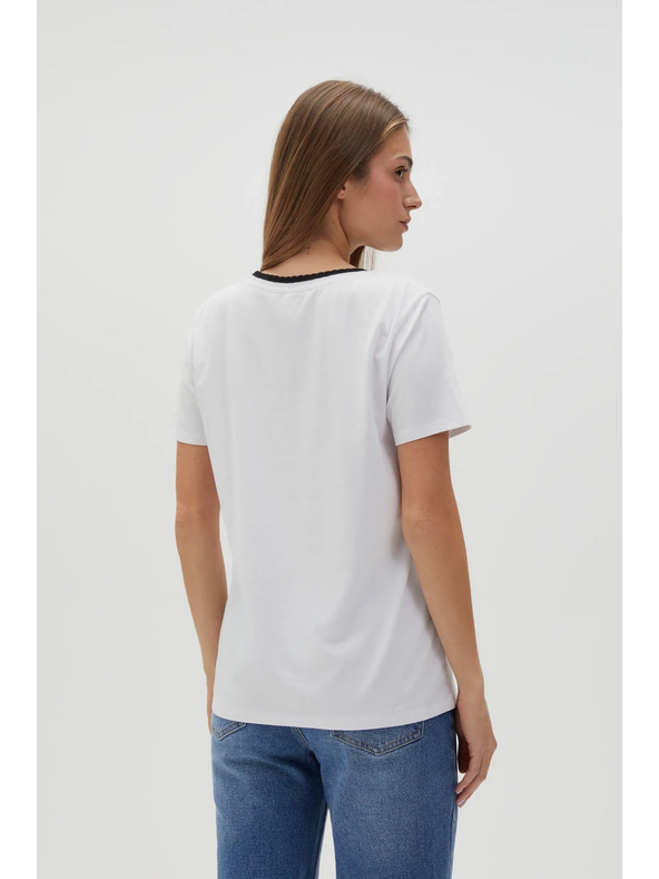 Moodo Fehér női póló Moodo