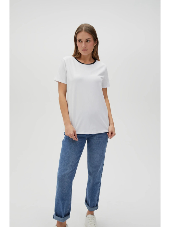 Moodo Fehér női póló Moodo