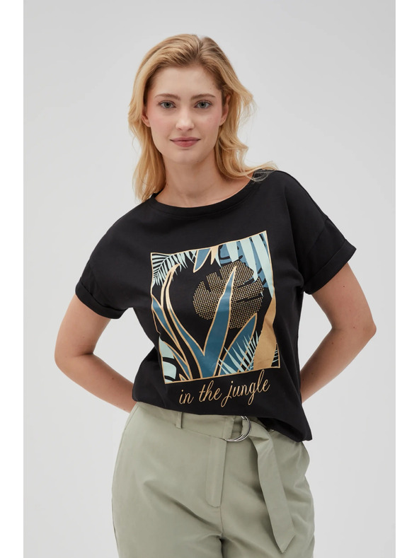 Moodo Fekete női póló Moodo