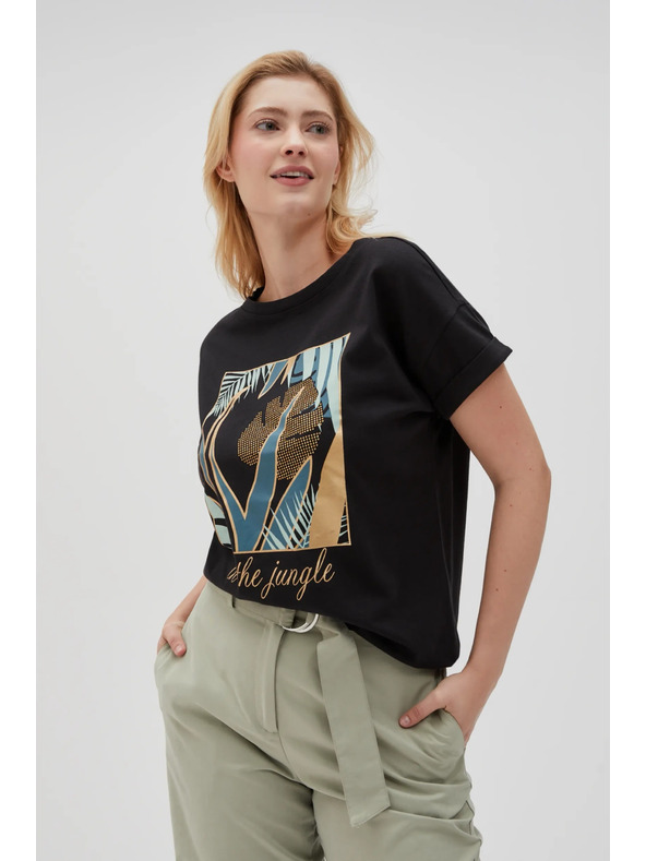 Moodo Fekete női póló Moodo