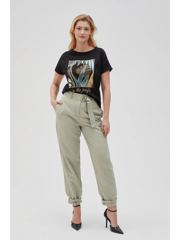 Moodo Fekete női póló Moodo