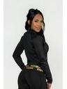 Nebbia NEBBIA INTENSE Warm-Up női cipzáras melegítőfelső 833 Gold Nebbia