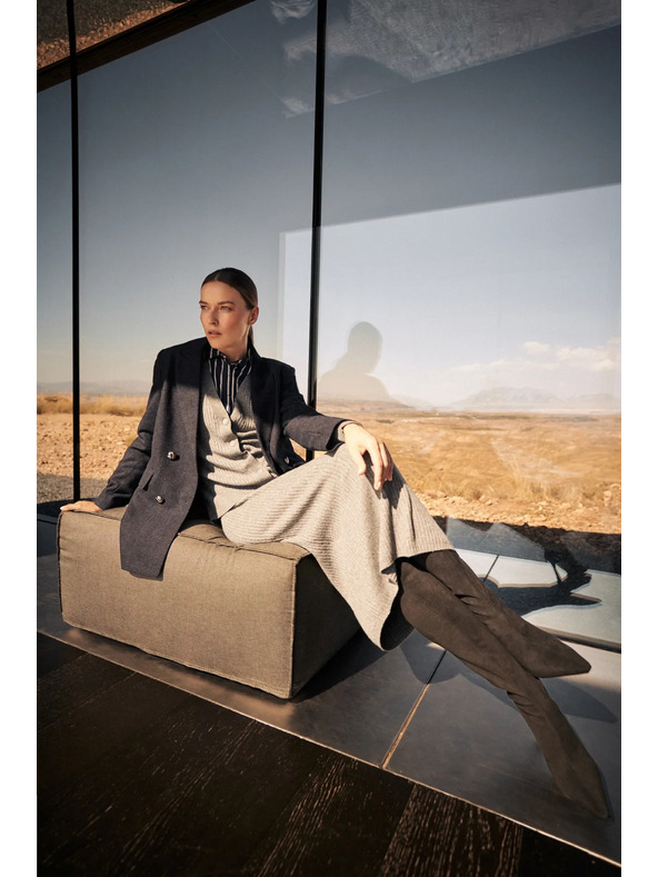 Moodo Moodo sötétkék női blézer