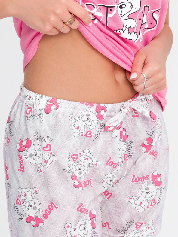 Edoti Női pizsama 350ULR - rózsaszín EDOTI