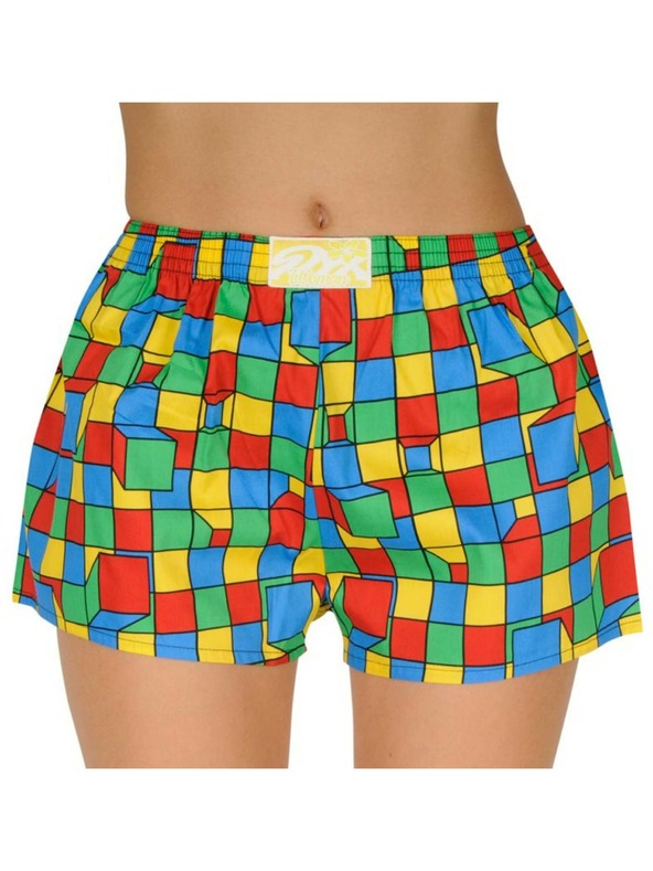 Styx Női Styx art klasszikus gumi kockás rövidnadrág