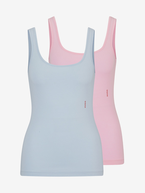 HUGO Két HUGO női pólóból álló szett