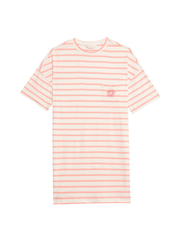 Marks & Spencer Csíkos hálóing 100% pamutból Marks & Spencer narancssárga