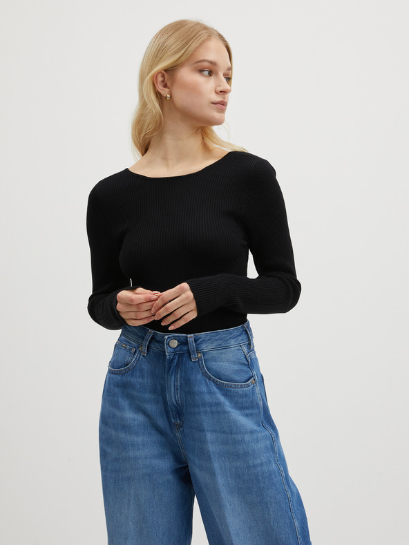 ONLY Fekete női kardigán hátsó résszel ONLY Emmy