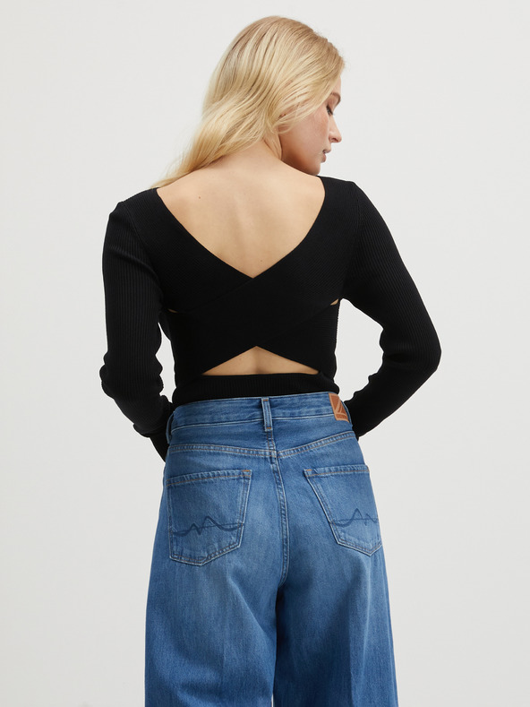 ONLY Fekete női kardigán hátsó résszel ONLY Emmy