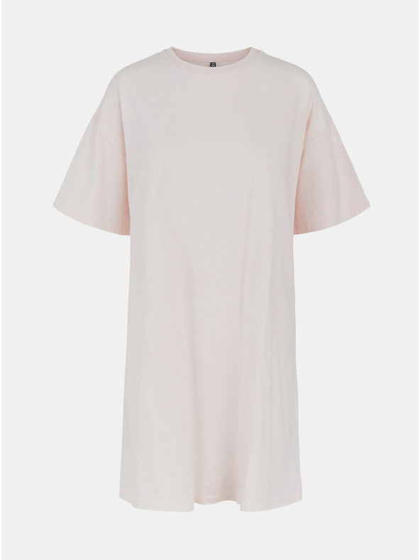Pieces Világos rózsaszín női basic ruha Pieces Taryn