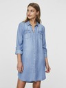 Vero Moda Világoskék farmer ing ruha VERO MODA Silla Silla