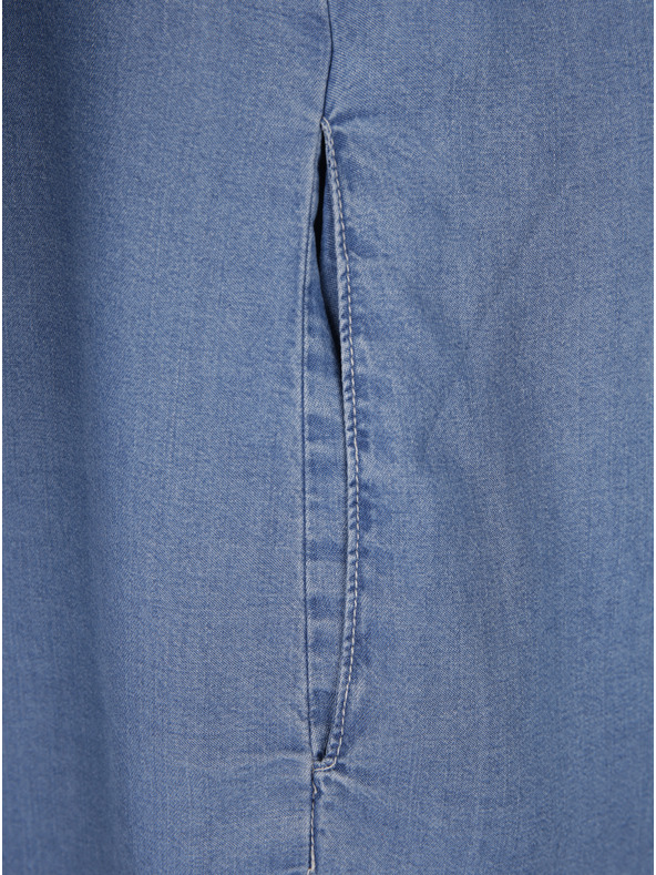 Vero Moda Világoskék farmer ing ruha VERO MODA Silla Silla