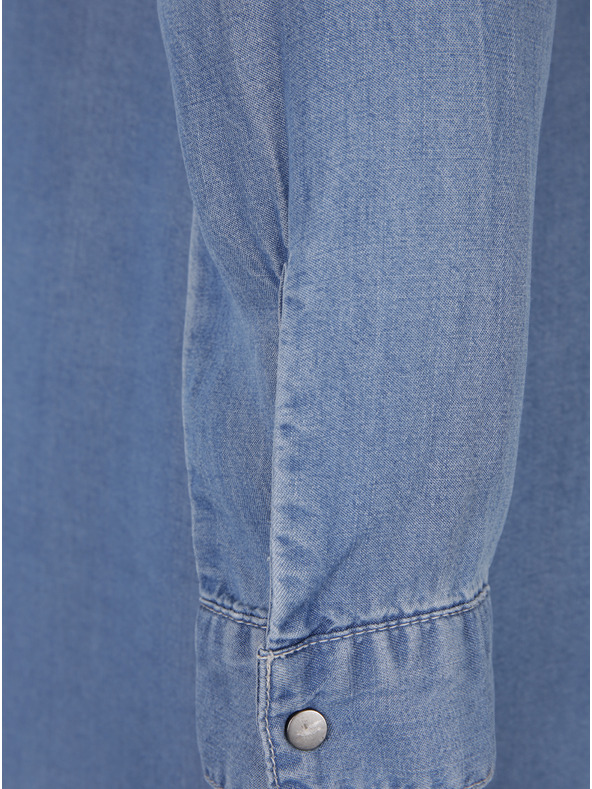 Vero Moda Világoskék farmer ing ruha VERO MODA Silla Silla