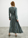 ZOOT.lab Kékeszöld női mintás hosszú ruha ZOOT.lab Eliane ZOOT.lab Eliane