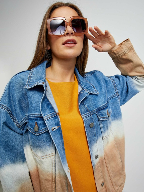 ZOOT.lab Narancssárga alap ruha ballon ujjú METROOPOLIS by ZOOT.lab Vasilisa