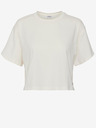 Noisy May Krémszínű crop top póló Noisy May Alena