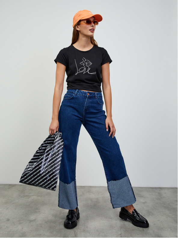 ZOOT.lab Fekete női ZOOT.lab kölcsön póló