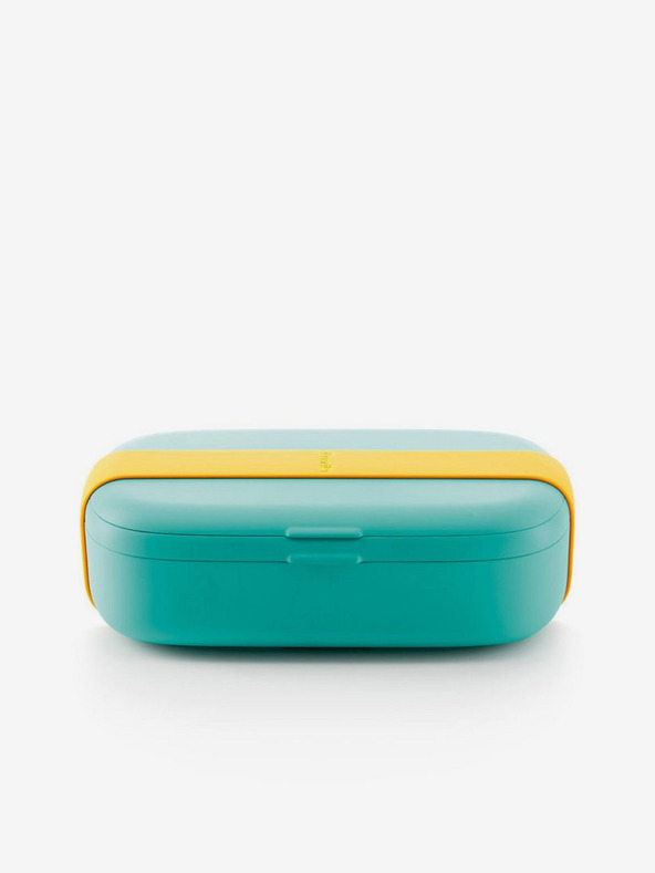 Lékué Lékué LunchBox To Go fekete-türkiz uzsonnás doboz (1000 ml)