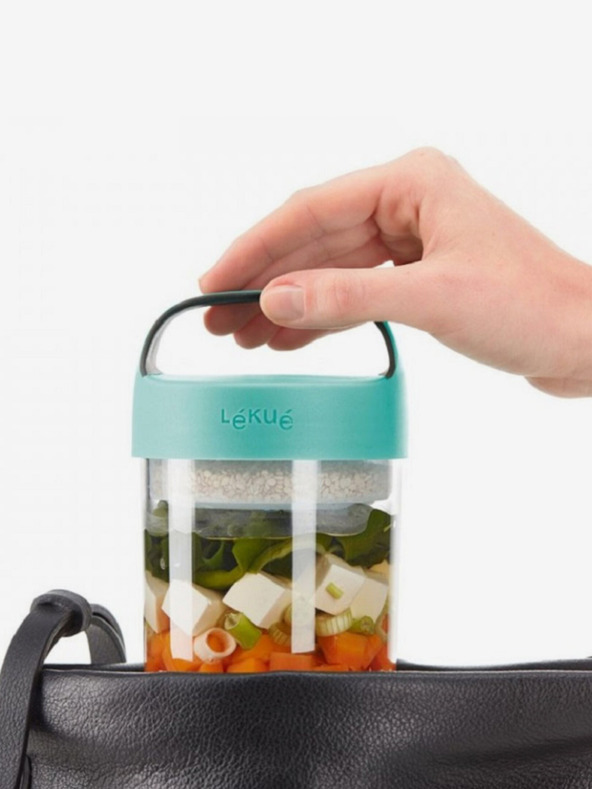 Lékué Türkiz Lékué Jar To Go uzsonnás doboz (600 ml)