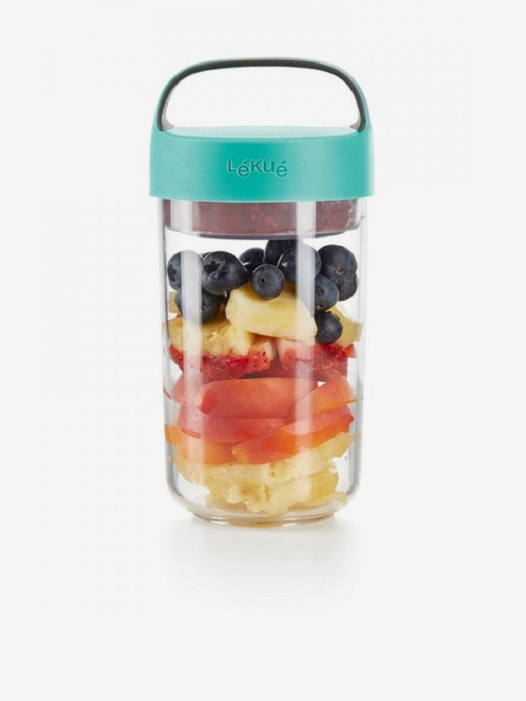 Lékué Türkiz Lékué Jar To Go uzsonnás doboz (600 ml)