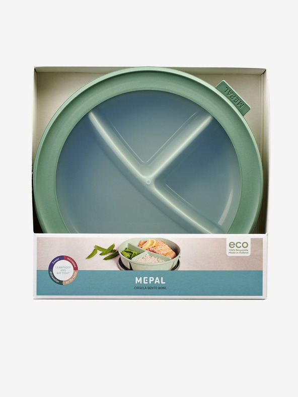 Mepal Világoszöld Mepal Bento tál három rekesszel Cirqula 250+250+500 ml