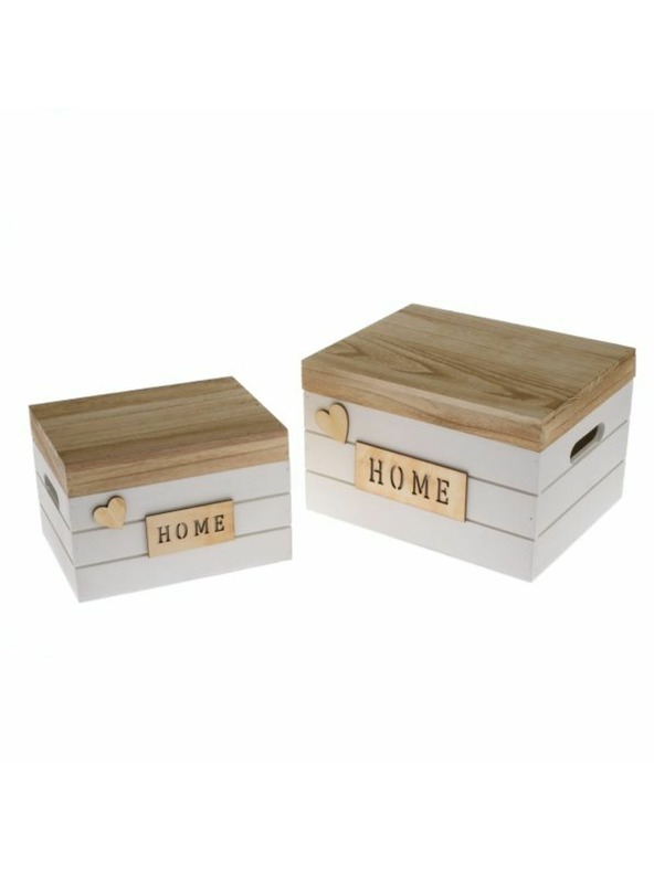 Casa de Engel Fadoboz fedéllel, fehér - 2 darabos készlet, 0/8